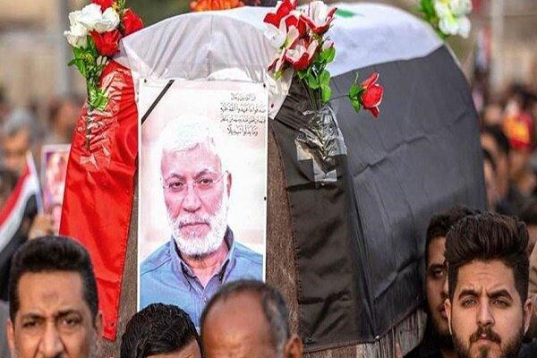 تشییع پیکر مطهر شهید ابو مهدی المهندس در جمع پرشور مردم تشییع پیکر مطهر شهید ابو مهدی المهندس در جمع پرشور مردم بصره