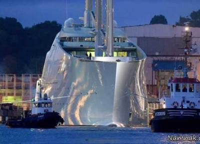 گرانترین کشتی کروز تفریحی جهان به آب انداخته شد