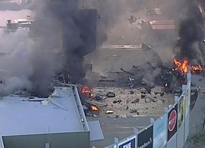 تور استرالیا: سقوط مرگبار هواپیما روی یک مرکز خرید در ملبورن