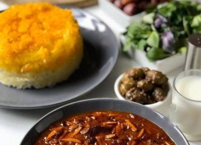 طرز تهیه خورش خلال کرمانشاهی