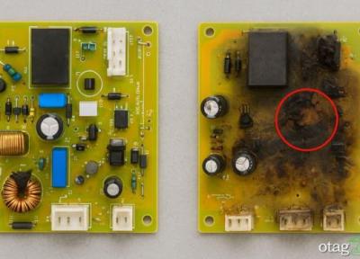 6 علائم خرابی برد یخچال و روش های عیب یابی آن
